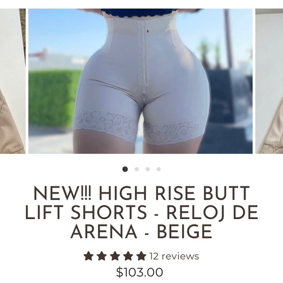 Fit Dolls Collection HIGH RISE BUTT LIFT SHORTS - Picture 8 of 8